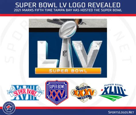 Currently, super bowl lv is scheduled to be held in tampa, fla. Super Bowl LV Logo Revealed - SportsLogos.Net News