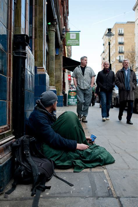 homeless in london on behance