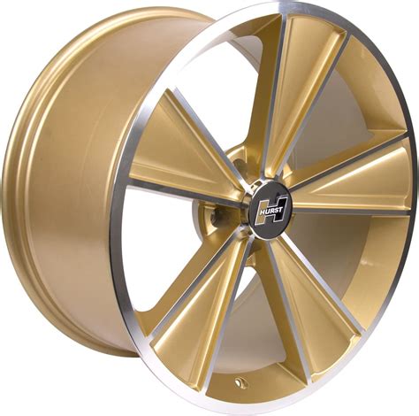 Hurst Dazzler Gold Accentclear Coat Wheel With Mirror