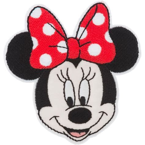 Disney Mickey Mouse Iron On Applique Minnie Mouse W Bow 6712 Disney