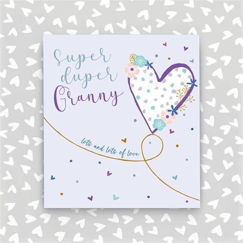 Super Duper Granny Birthday Card By Molly Mae®