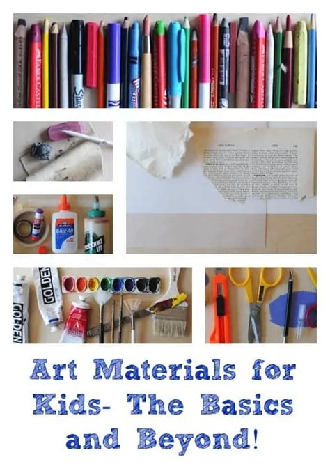 Art Materials For Kids The Basics And Beyond