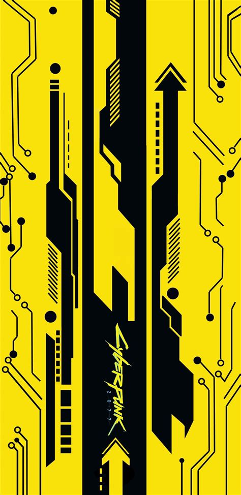 Yellow Background Cyberpunk 2077 Wallpapers Wallpapers Most Popular