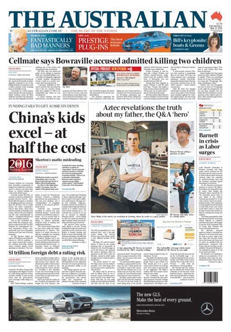 The Australians Circulation Now Double That Of Rival Afr As Fairfax