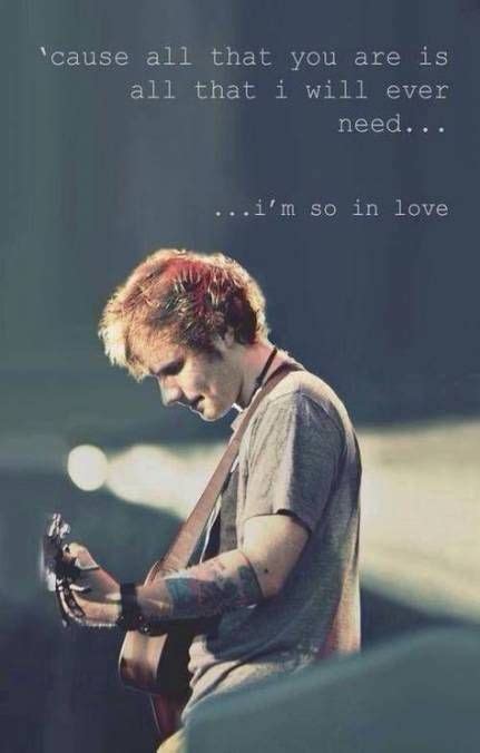 Ed Sheeran Ed Sheeran Lyrics Ed Sheeran Song Quotes Hot Sex Picture