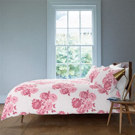 Cath Kidston Peony Blossom Double Duvet Cover 200x200 Pink Bedding