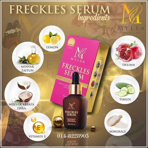 Jom dapatkan set mylea skincare dengan harga diskaun 40% + 3 free gift exclusive. Mylea Freckles Serum Pudar Parut & Jeragat - Hanya Yang ...