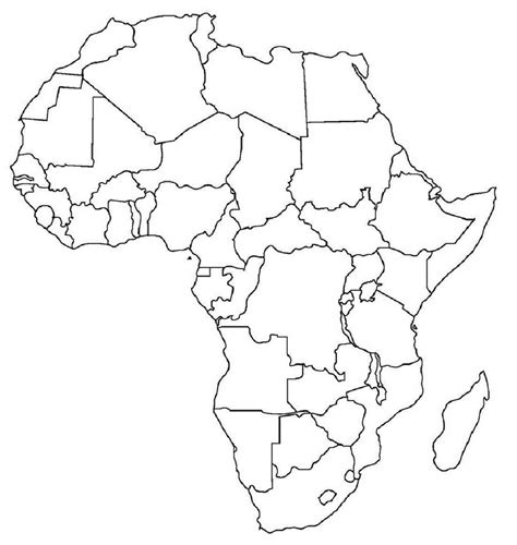 Crop a region, add/remove features, change shape, different. African Continent Drawing at GetDrawings | Free download
