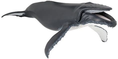 Papo Hand Painted Figurine Marine Life Humpback Whale Figure