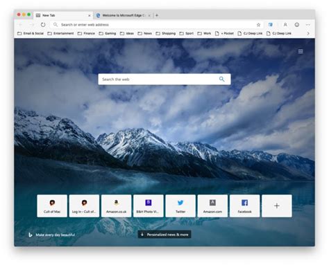 Download The First Microsoft Edge Preview For Macos