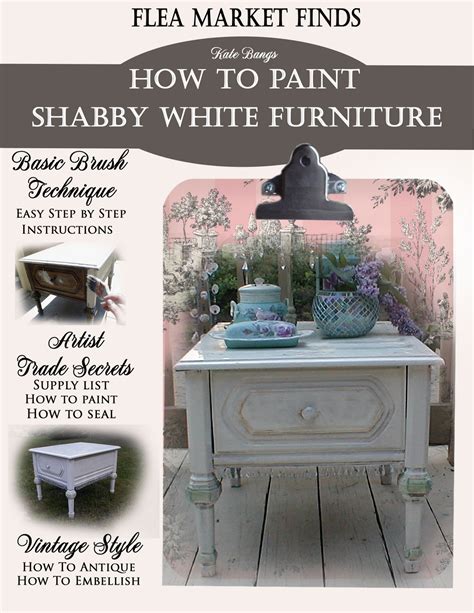 Collage Sheet Girl How To Paint Shabby N Chic Furniture