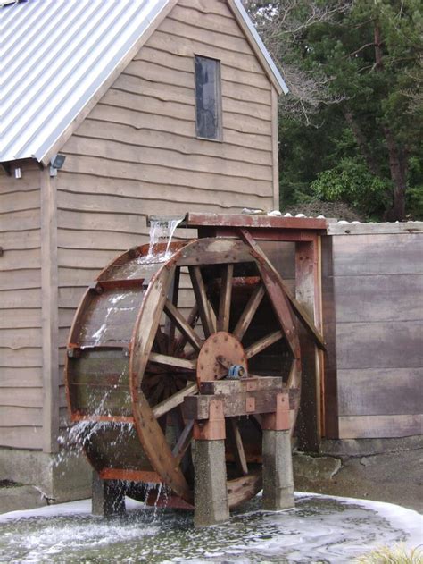 Make A Water Wheel Water Wheel Windmill Water Water Mill