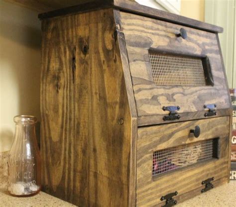 This kc bread box is made from an old entertainment bear i reclaimed gave the sir henry diy bread box plans joseph wood a new disassembles for easy making something from nothing there is no wagerer. Potato Storage Box Plans - WoodWorking Projects & Plans