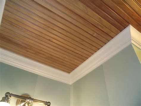 Removing knotty pine laminate flooring paneling and replacing it with drywall is an expensive, not to mention painstaking, process. 1 6 Tongue Groove Pine Ceiling Home Design Idea Knotty ...