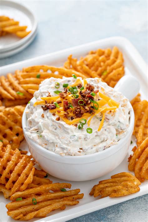 Loaded Baked Potato Dip My Baking Addiction