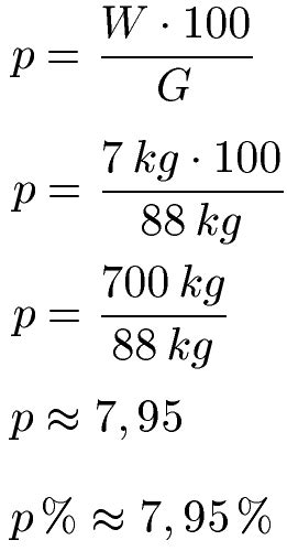 Würden wir jetzt so rechnen wie oben, bekämen wir raus, dass 10 waldarbeiter doppelt so lange brauchen würden wie 5 waldarbeiter? Prozentsatz / Prozentzahl berechnen