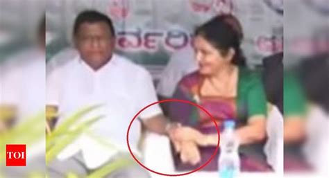 Congress Leader Caught On Camera Allegedly Touching Woman