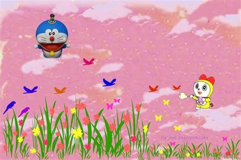 Wallpaper Baipak Doraemon Wallpaperวอลเปเปอร์โดราเอมอน สีขมพู