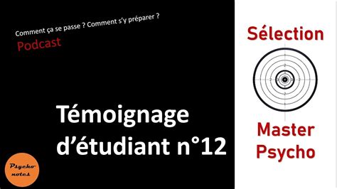 It is a broad field that can be applied to many settings, including clinical, criminal justice, educational, and industrial organizations. Sélection Master Psychologie - témoignage et conseils ...