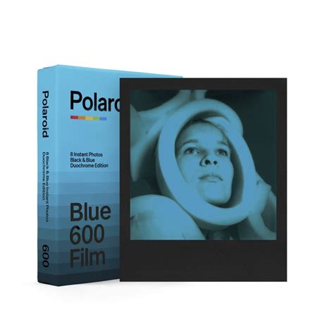 Polaroid 600 Black And Blue Film Duochrome Edition 8 Photos