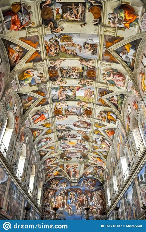 Sistine Chapel In Vatican Museum Editorial Photography