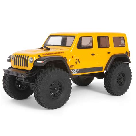 Axial 124 Scx24 2019 Jeep Wrangler Jlu Crc Rock Crawler 4wd Rtr Geel