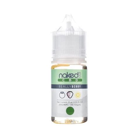 líquido para vape naked cbd really berry 600mg 30ml paradise vape