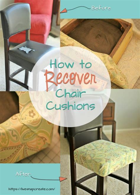 How to Recover Chair Cushions. A step-by-step tutorial on