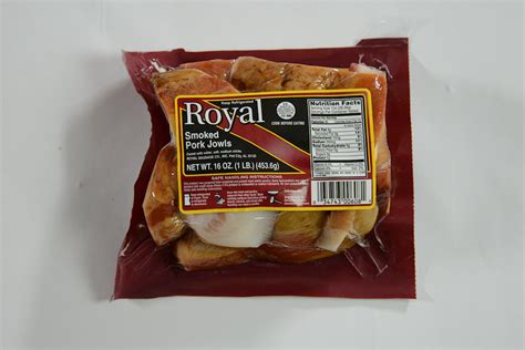 Royal Smoked Pork Jowls Royal Quality Meats