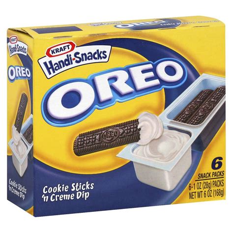 Handi Snacks Oreo Cookie Sticks N Creme 1oz6ct Handi Snacks Oreo