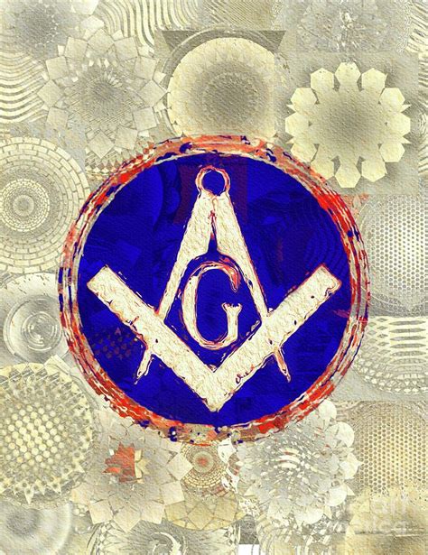 Freemason Masonic Symbols Painting By Esoterica Art Agency Fine Art