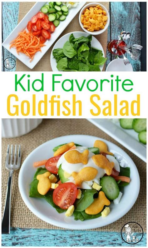 Kid Friendly Salad Recipe With Goldfish Croutons Kid Friendly Salad