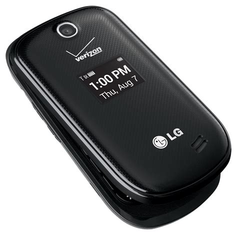 Lg Revere 3 Vn170 Basic Bluetooth Camera Black Flip Phone