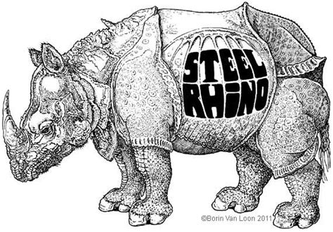 Steel Rhino A Tribute To Albrecht Durer