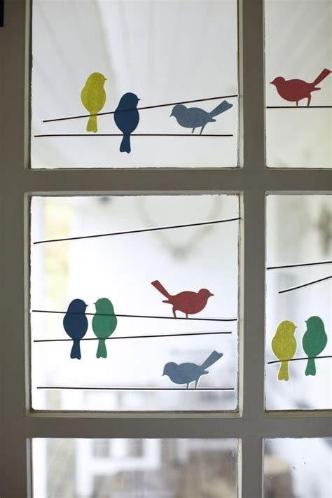 Fensterbilder wirken von drinnen und von draußen; Pin auf Kinder