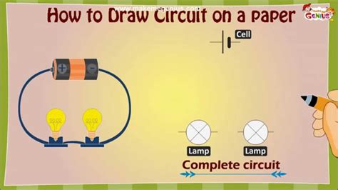 The information provided is great for students, makers, and professionals who are looking. How to draw an Electric Circuit diagram for Kids - YouTube