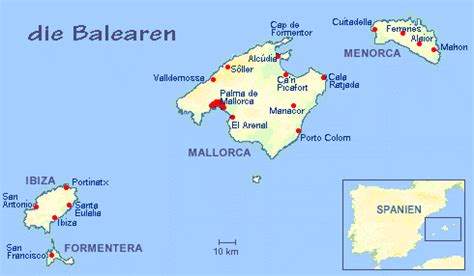 Karten von italien italien de. Landkarte Spanien Mallorca | hanzeontwerpfabriek