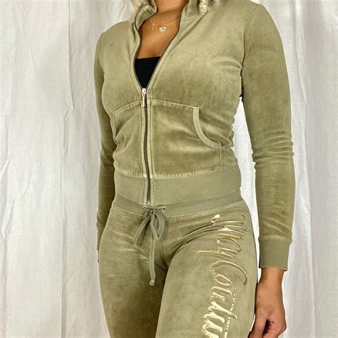 2000s Y2k Green Juicy Couture Tracksuit Etsy