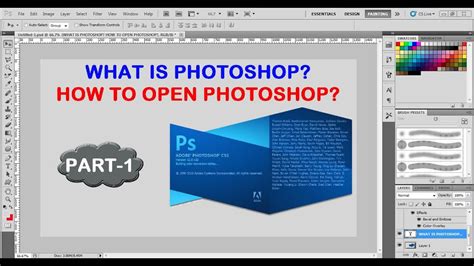 What Is Photoshop How To Open Photoshop In Computer Part 1