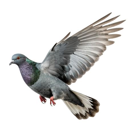 The Atlantic Pigeon In A Relaxing Copy Bird Feathers Wings Png