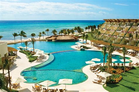 Luxury Hotels In Cancun Grand Velas Riviera Maya Main Pool — To Europe And Beyond