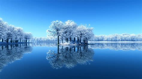 Winter Pond Wallpapers Wallpaper Cave