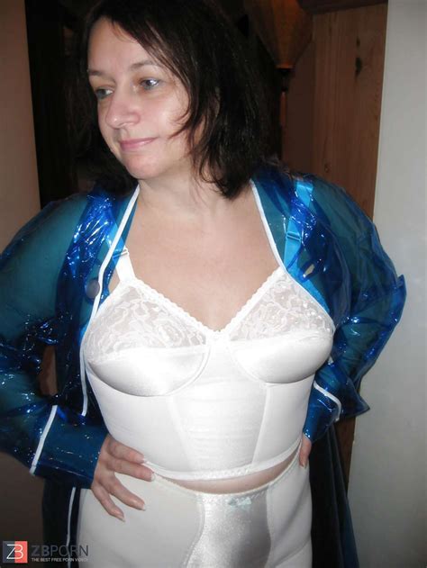 Wifey In Girdle And Pvc Raincoat Zb Porn