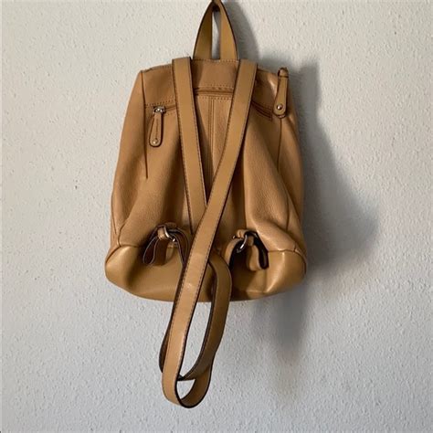 Tignanello Bags Tignanello Leather Backpack Tan Poshmark