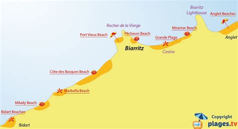 Learn about the local heritage of bayonne and biarritz at landmarks like stade jean dauger and. Beaches in Biarritz France (64) - Seaside resort of ...