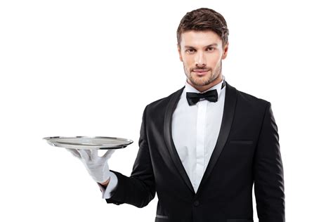 Waiter Serving Food Png Png All Png All