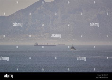 Gibraltar 15th Sep 2014 A Spanish Naval Frigate Made An Unauthorised