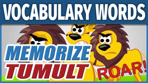 Tumult Memorize Sat Collage Vocab Words Student Memory Training