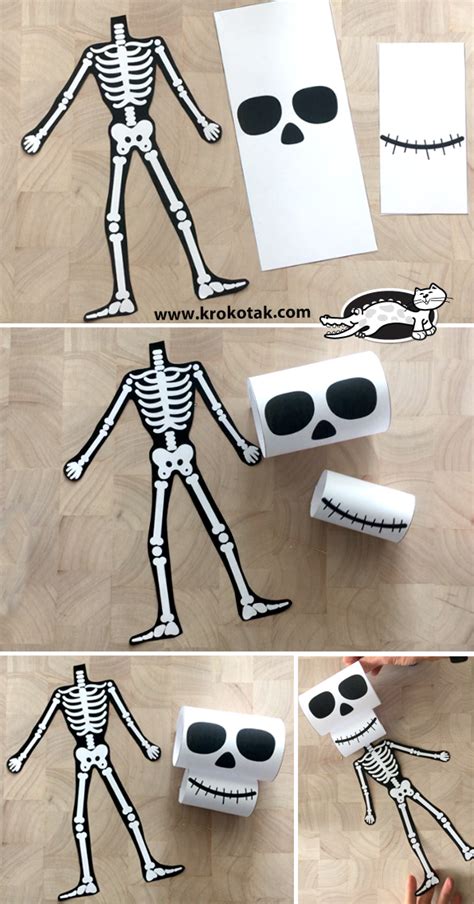 Krokotak Paper Skeleton