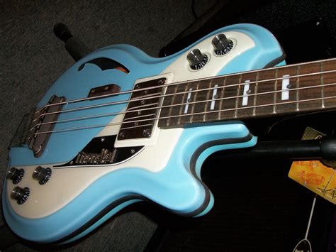 Italia Mondial Classic Bass Guitar 2012 Blue Reverb
